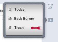 Delete from popup